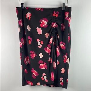 Cabi Petal Pink Floral Skirt Size L